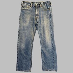 Levis 505 Straight Leg‎ Jeans Mens 33x30 Workwear Med Wash (Fits 32x28) Classic